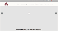 Desktop Screenshot of hrhconstruction.net