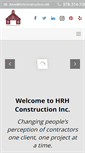 Mobile Screenshot of hrhconstruction.net